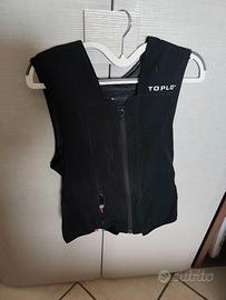 Gilet airbag con para schiena