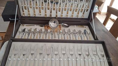 servizio posate nuove in inox e oro INOXPRAN