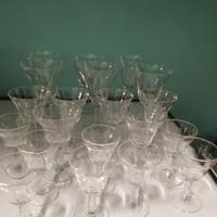 servizio bicchieri vintage 