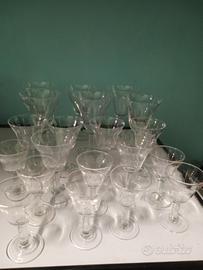 servizio bicchieri vintage 