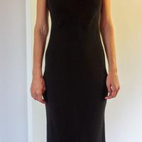 Vestito midi nero LIST Boutique con spalline
