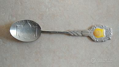 Cucchiaino reliquia Papa Giovanni Paolo II + Libro