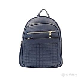 Zaino trapuntato in ecopelle  tracolla regolabile