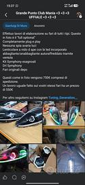 Fari tuning Grande punto e altre auto