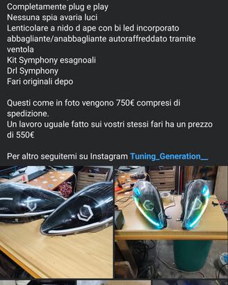 Fari tuning Grande punto e altre auto