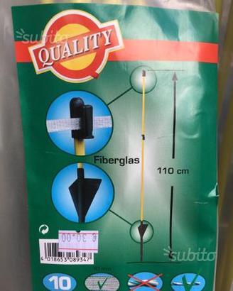 Picchetti recinzione fibra di vetro per animali