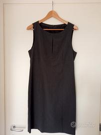 Vestito Sisley taglia M grigio a righe 