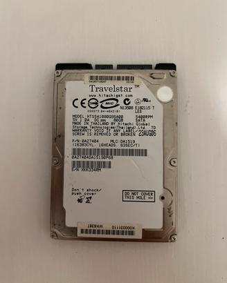 HDD Hitachi Travelstar 5K100 da 80 GB