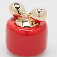 Candela EDG rossa con fiocco oro