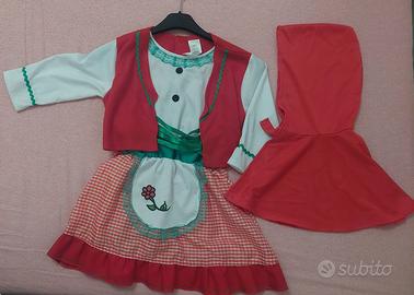 Costume di Carnevale cappuccetto rosso taglia 1-2 