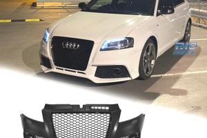 PARAURTI ANTERIORE AUDI A3 8P 08-12 LOOK RS3 PDC