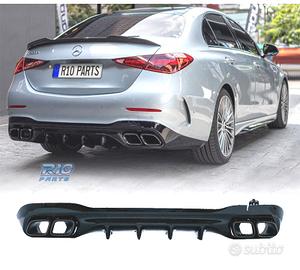DIFFUSORE MERCEDES W206 AMG 21- LOOK C63 TERMINALI