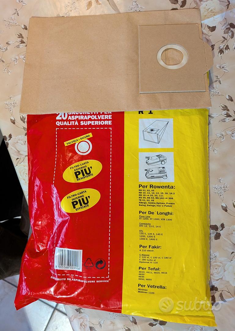 5 Sacchetti Aspirapolvere Premium Compatibili Con Miele S 624 + Filtro Motore - Made In Germany - copertina