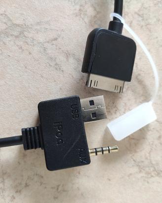 adattatore cavo aux usb ipod