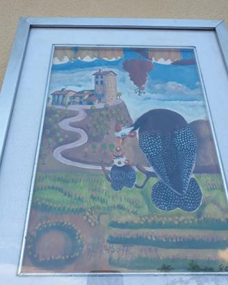 Quadro naif pittore Galeotti
