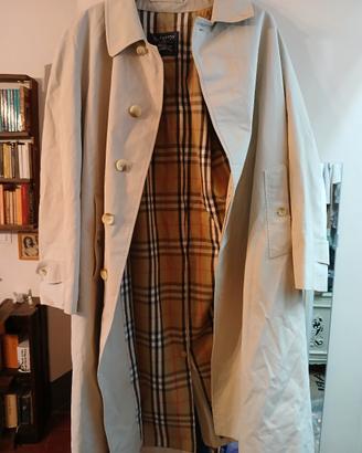 trench coat burberry vintage cappotto uomo beige