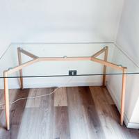 Scrivania tavolo vetro Design