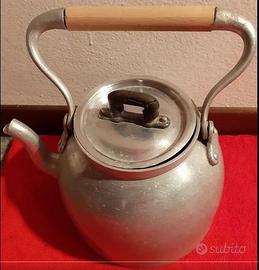 Antico BOLLITORE in allumino purissimo marca CANE