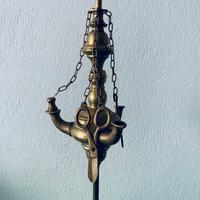 Antica lucerna lume ad olio