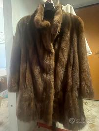 Pelliccia corta di vero visone vintage