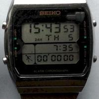 SEIKO A714-5050 RUNNING MAN QUADRANTE NERO