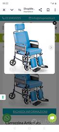 nuovissima sedia a rotelle per anziani comoda