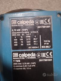 Pompa autoadescante elettrica Calpeda T70/B