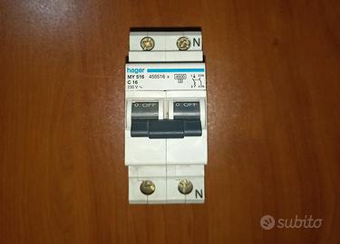 INTERRUTTORE TIKER MAGNETOTERMICO - HAGER MY N516