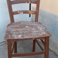 Sedia in legno vintage