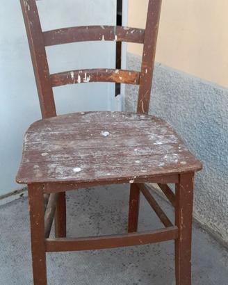 Sedia in legno vintage