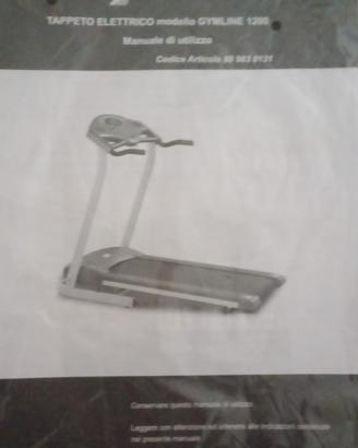 Tapis roulant elettrico GM LINE GYMLINE 1200