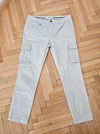 Pantaloni cargo uomo Alcott cotone beige tg 50