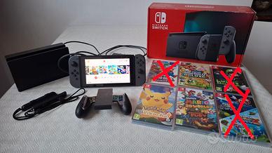 Nintendo Switch + giochi Super Mario e Pokemon