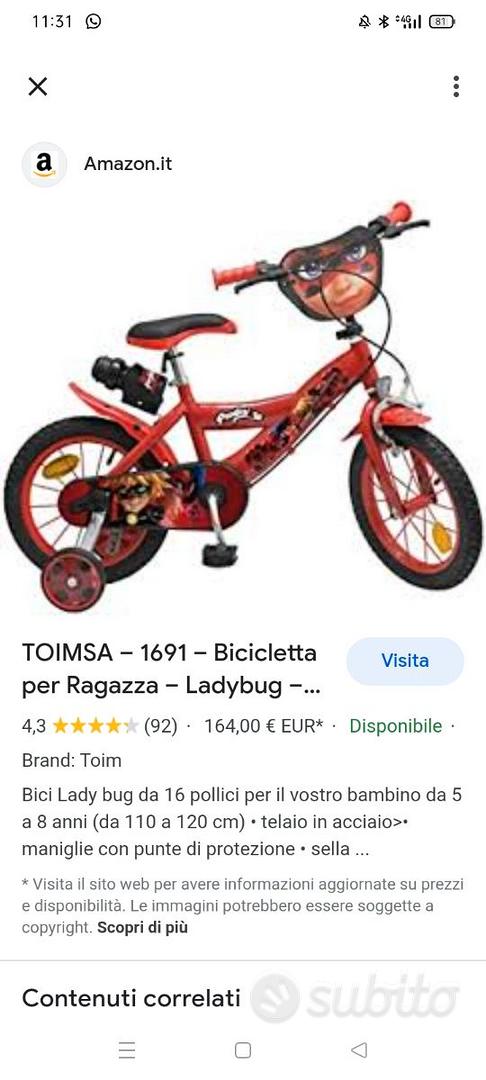 Bicicleta discount ladybug 16