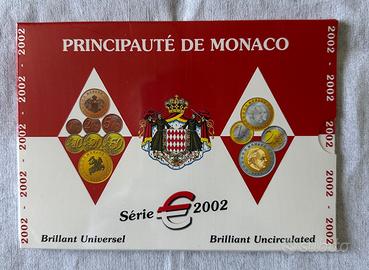 Monaco BU 2002 - Set divisionale di zecca + busta