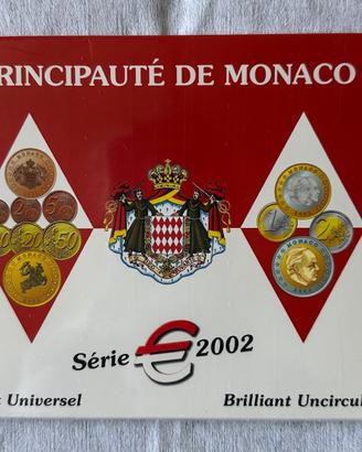 Monaco BU 2002 - Set divisionale di zecca + busta
