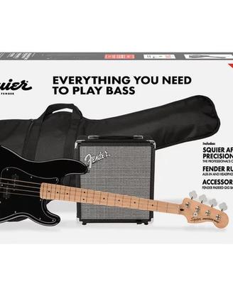 basso elettrico con amplificatore fender