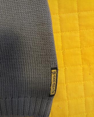 Maglione/pullover Armani Jeans in lana grigia
