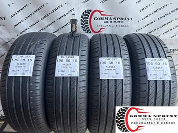 4 PNEUMATICI 195/60 R16 KLEBER ESTIVE