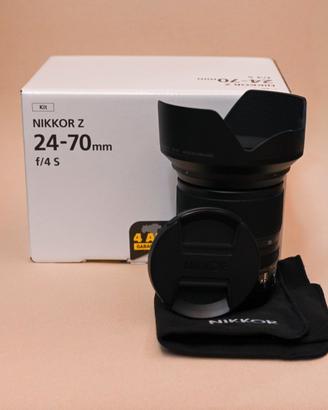 Obiettivo NIKKOR Z 24-70mm f/4 S (Pari al NUOVO)