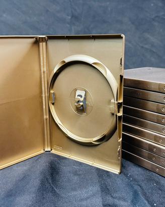 30 custodie dvd singole oro nuove