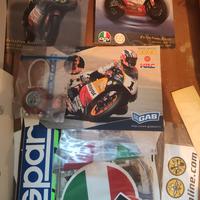 cartoline Valentino Rossi, Doohan ed adesivi vari