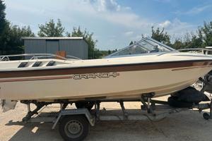 Barca cranchi jeans 6 mt + carrello lb 1300