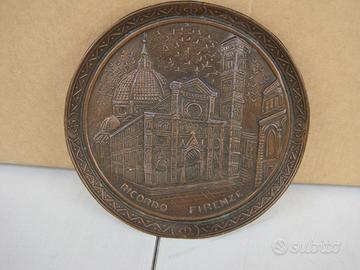 Souvenir di Firenze, vintage in bronzo; del 1968