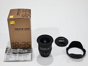 Obiettivo Nikon AF 18-35mm f/3.5-4.5 ED Full Frame