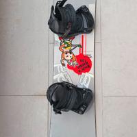 Snowboard tavola 128cm con attacchi