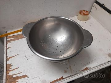 Scolapasta in acciaio come da foto