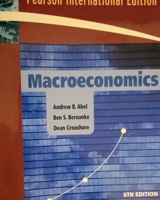 Libro Universitario di Macroeconomia in inglese