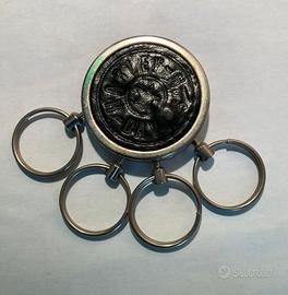 Portachiavi in metallo con logo Harley