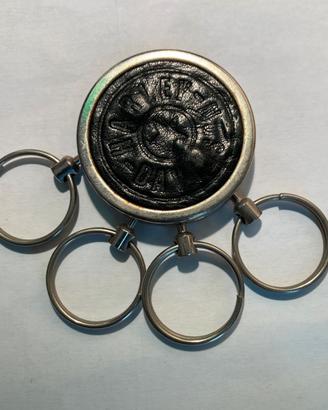 Portachiavi in metallo con logo Harley